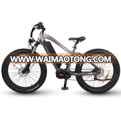 48V 750W S1 Max Mid Drive System Fat Tire Mountain Bike With CE