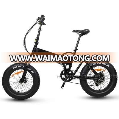 optional color 20'' Easy folding electric fatbike foldable e bicycles