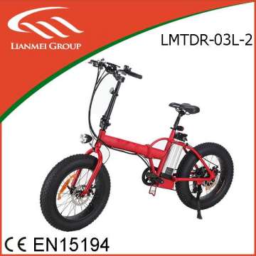 2017 Fat Tire 250W 36V Samsung Electric Bicycle Foldable E Bike, Bafang Motor